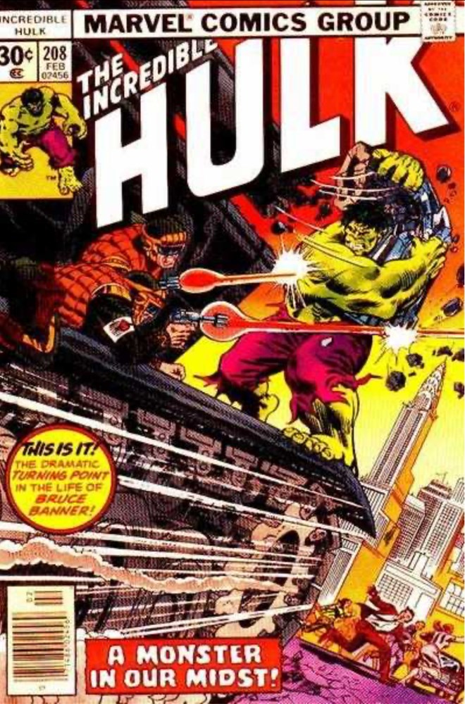 THE INCREDIBLE HULK #208