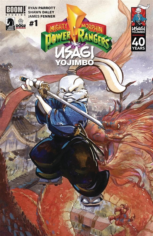 MIGHTY MORPHIN POWER RANGERS / USAGI YOJIMBO #1C