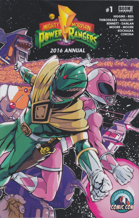 MIGHTY MORPHIN POWER RANGERS 2016 ANNUAL #1-CSCC