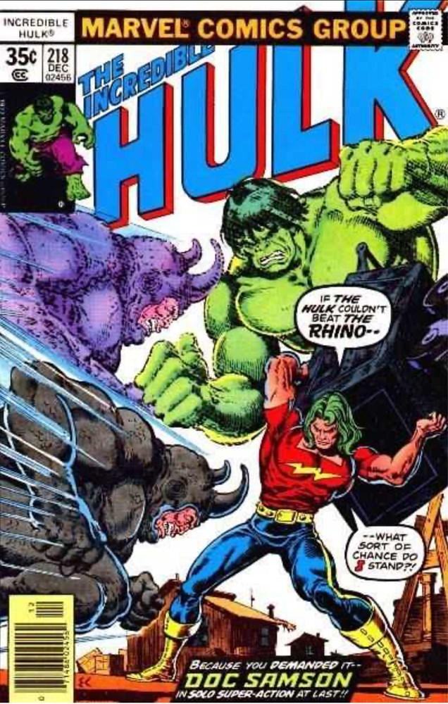 THE INCREDIBLE HULK #218