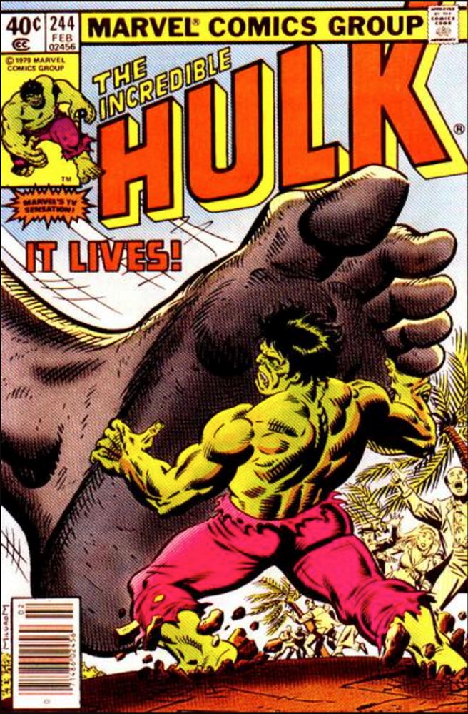 THE INCREDIBLE HULK #244B