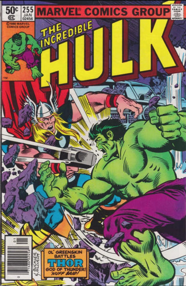 THE INCREDIBLE HULK #255B