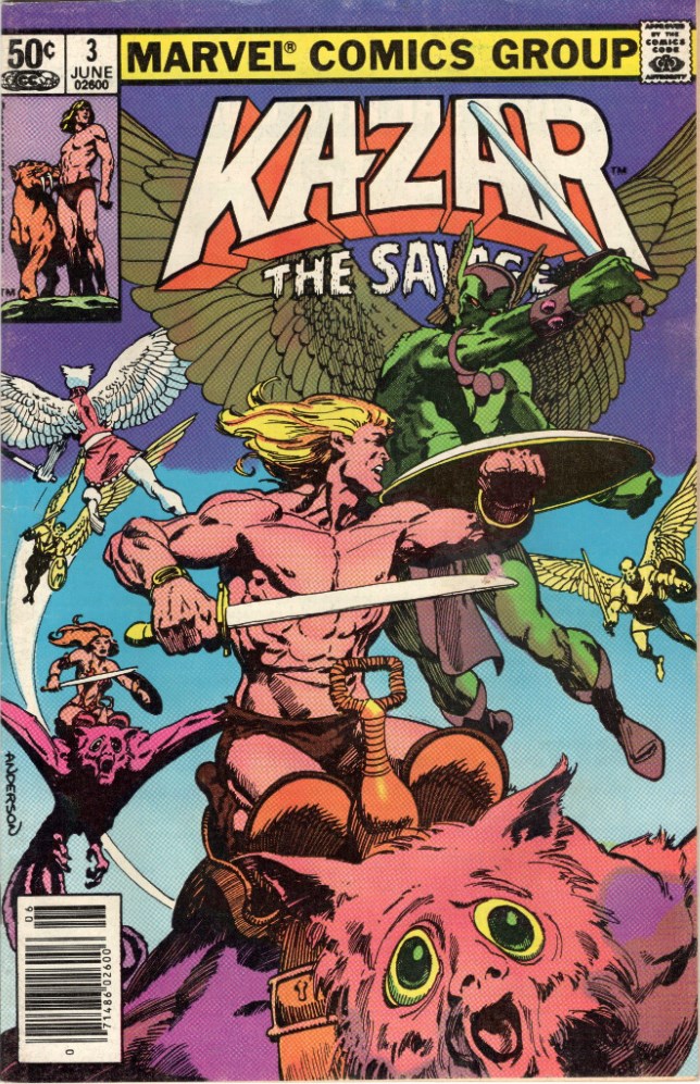 KA-ZAR THE SAVAGE #3B