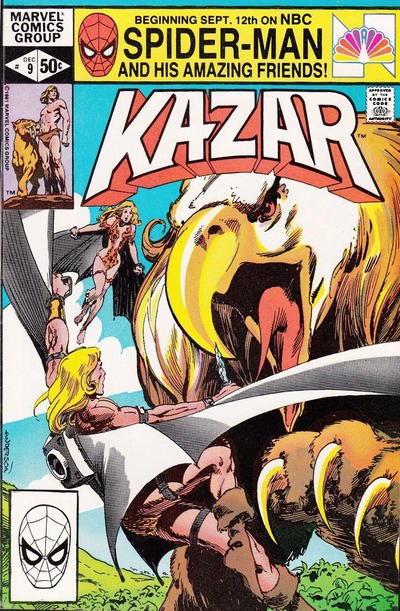 KA-ZAR THE SAVAGE #9