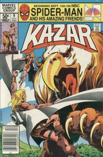 KA-ZAR THE SAVAGE #9B