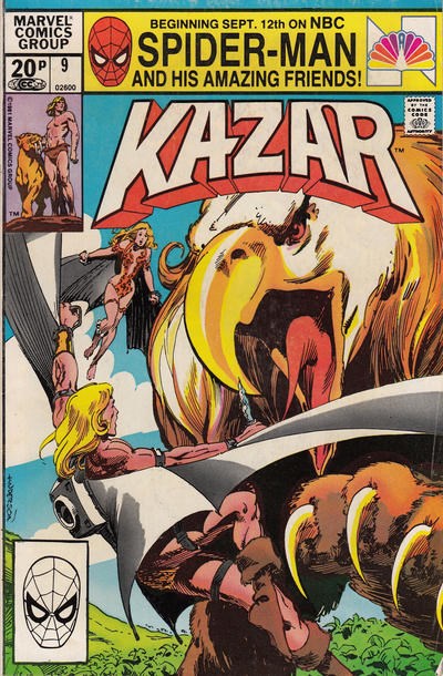 KA-ZAR THE SAVAGE #9C