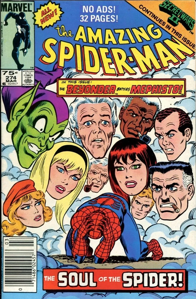 THE AMAZING SPIDER-MAN #274B