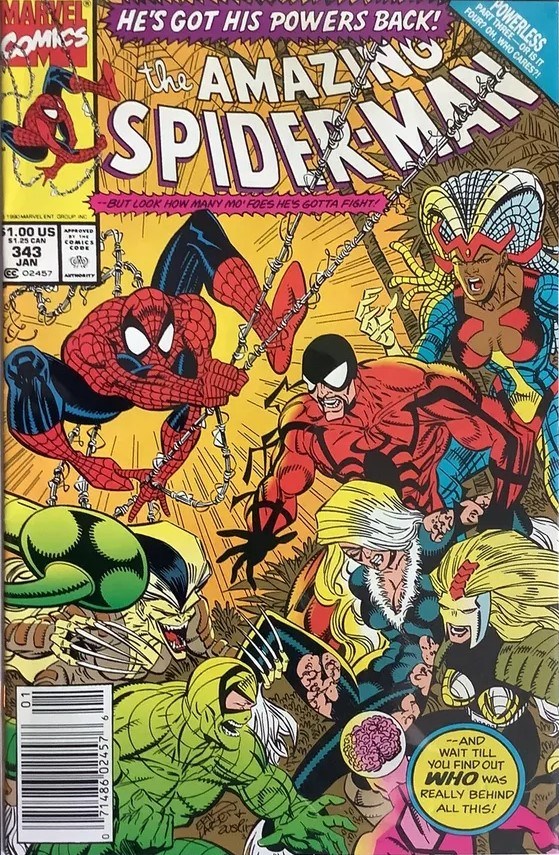 THE AMAZING SPIDER-MAN #343B