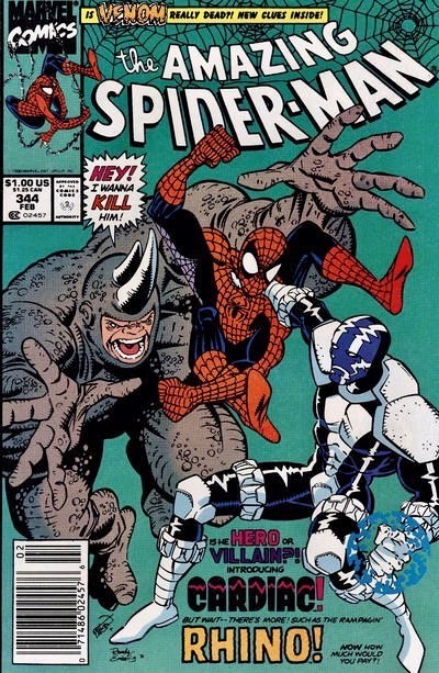 THE AMAZING SPIDER-MAN #344-MJ