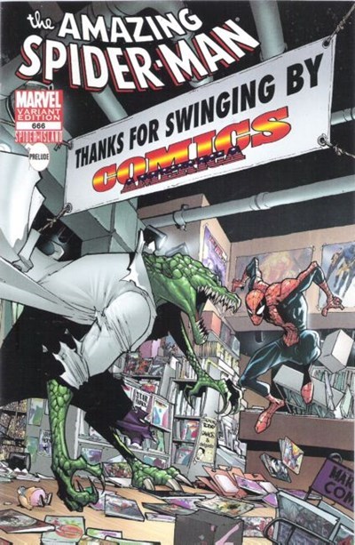 THE AMAZING SPIDER-MAN #666-CAMER
