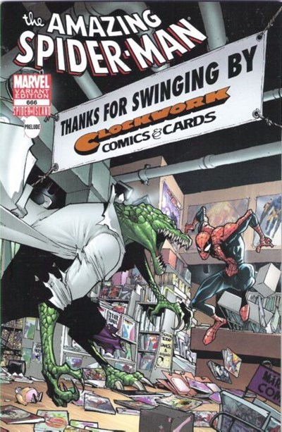 THE AMAZING SPIDER-MAN #666-CLOCK