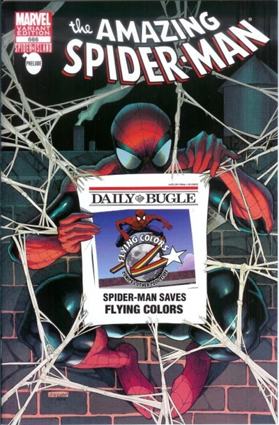 THE AMAZING SPIDER-MAN #666-FLYNG