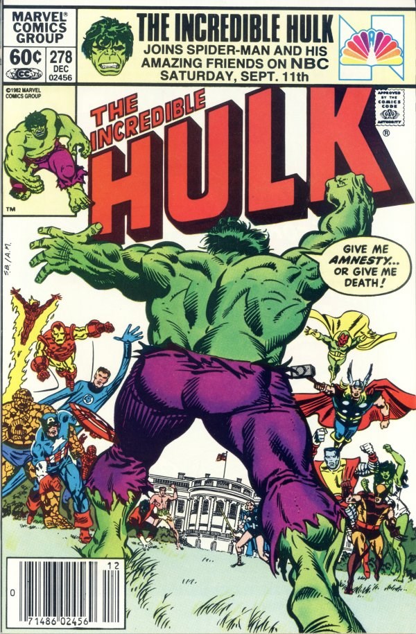 THE INCREDIBLE HULK #278B