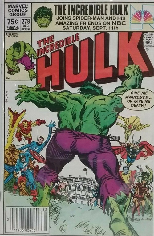 THE INCREDIBLE HULK #278C