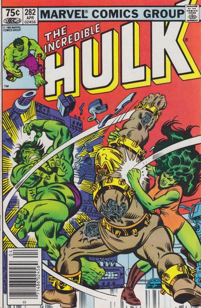 THE INCREDIBLE HULK #282C