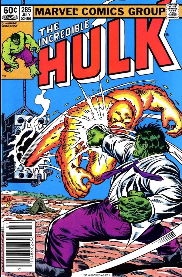 THE INCREDIBLE HULK #285B