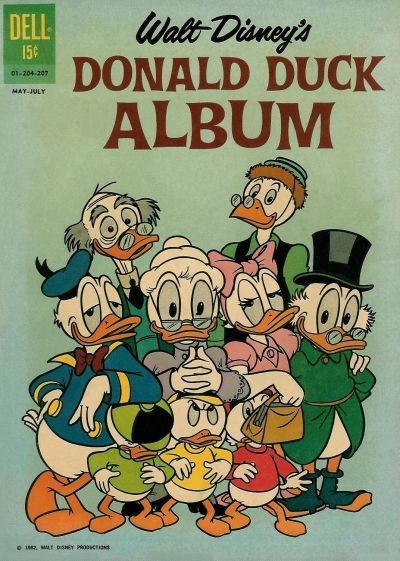 WALT DISNEY'S DONALD DUCK ALBUM #01-204-207