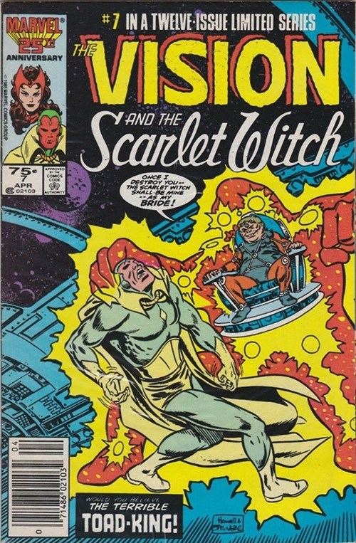 THE VISION AND THE SCARLET WITCH #7B