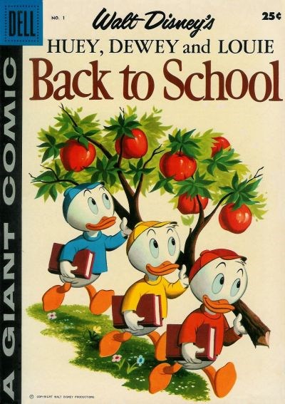 WALT DISNEY'S HUEY, DEWEY AND LOUIE: BACK TO SCHOOL #1