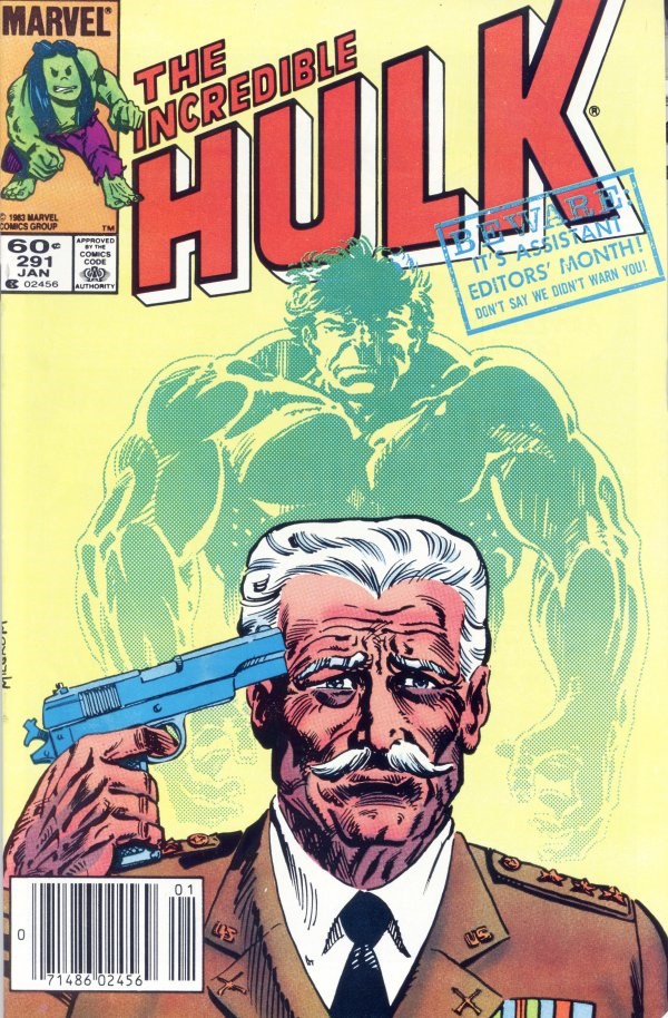 THE INCREDIBLE HULK #291B