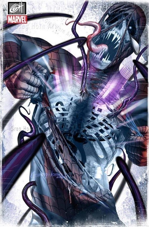 VENOM #1-HORN-B