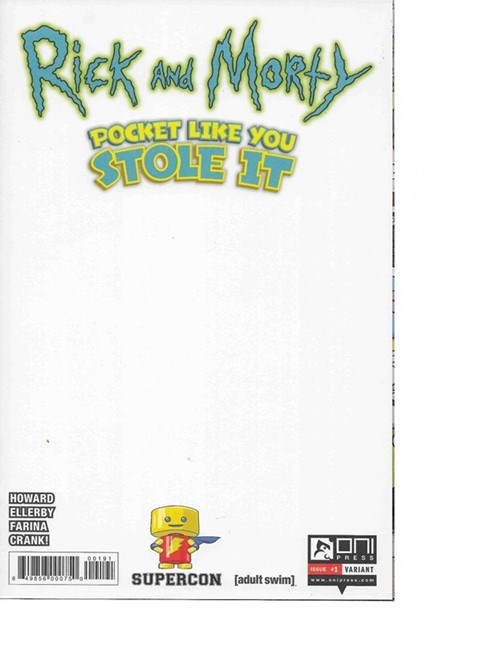 RICK AND MORTY: POCKET LIKE YOU STOLE IT #1-FSC