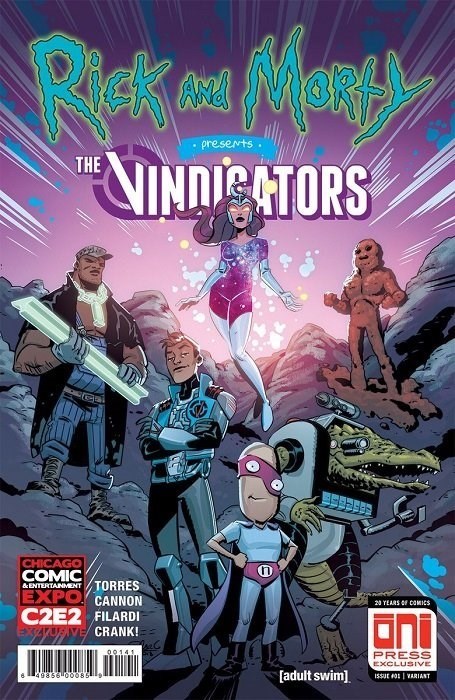 RICK AND MORTY PRESENTS: THE VINDICATORS #1-C2E2-B