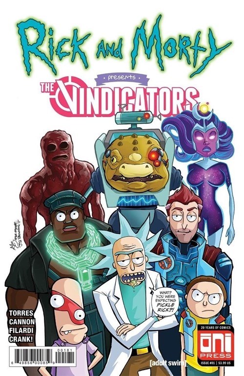 RICK AND MORTY PRESENTS: THE VINDICATORS #1-NERD