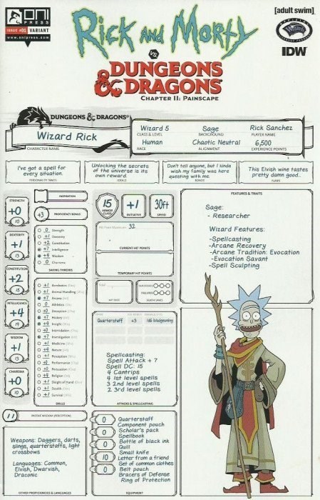 RICK AND MORTY VS. DUNGEONS & DRAGONS II: PAINSCAPE #1C