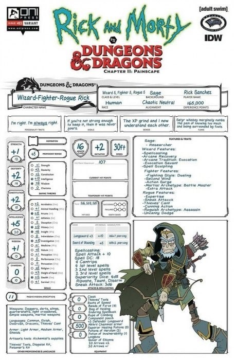 RICK AND MORTY VS. DUNGEONS & DRAGONS II: PAINSCAPE #3C