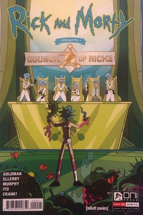 RICK AND MORTY PRESENTS THE COUNCIL OF RICKS #1-ELITE-B