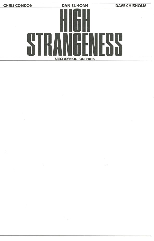 HIGH STRANGENESS BOOK ONE: 1967 #1E