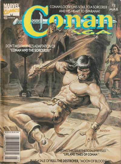 CONAN SAGA #72B