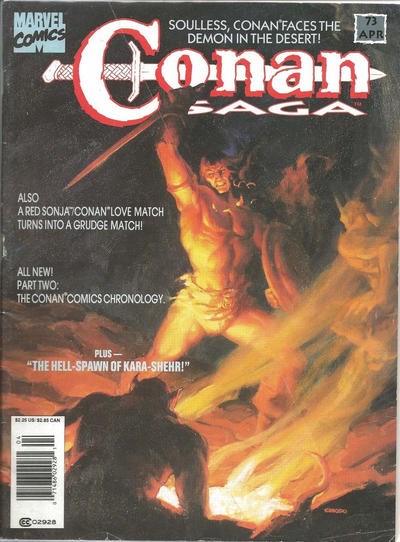 CONAN SAGA #73B