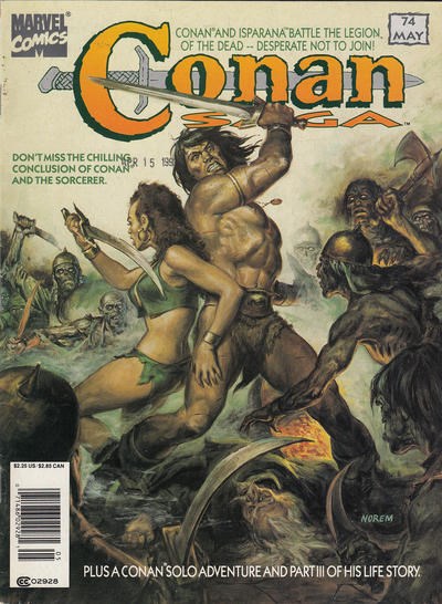 CONAN SAGA #74B