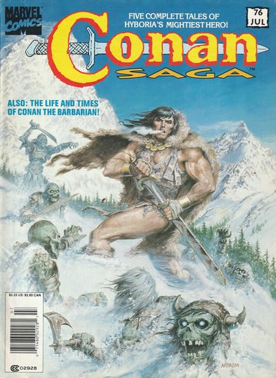 CONAN SAGA #76B