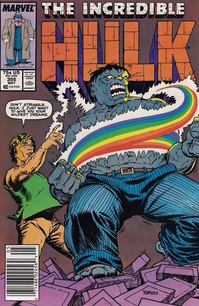 THE INCREDIBLE HULK #355-MJ