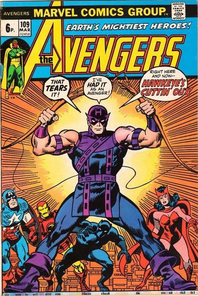 AVENGERS #109B