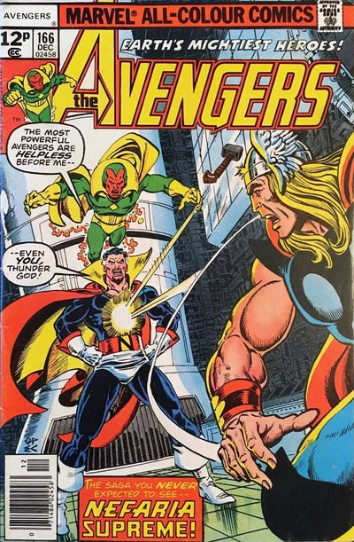 AVENGERS #166B