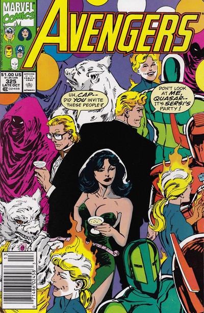 AVENGERS #325-MJ