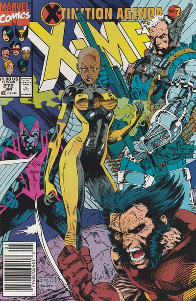 THE UNCANNY X-MEN #272-MJ-B