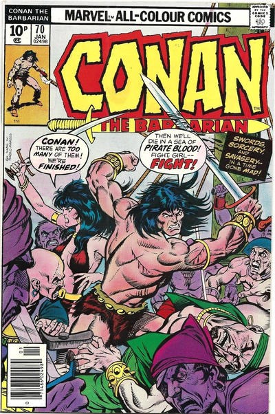 CONAN THE BARBARIAN #70B