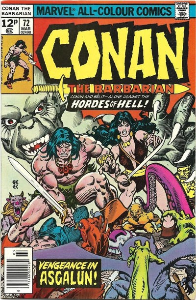 CONAN THE BARBARIAN #72B