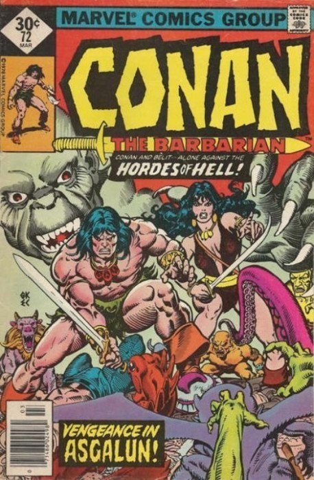 CONAN THE BARBARIAN #72C