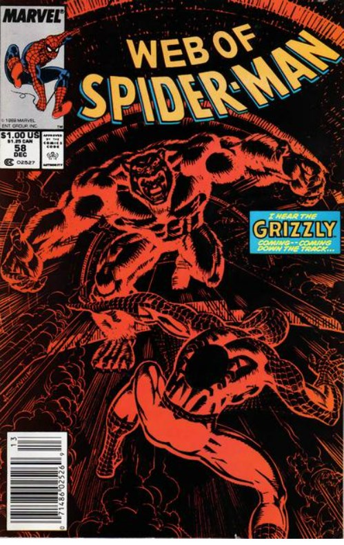 WEB OF SPIDER-MAN #58B