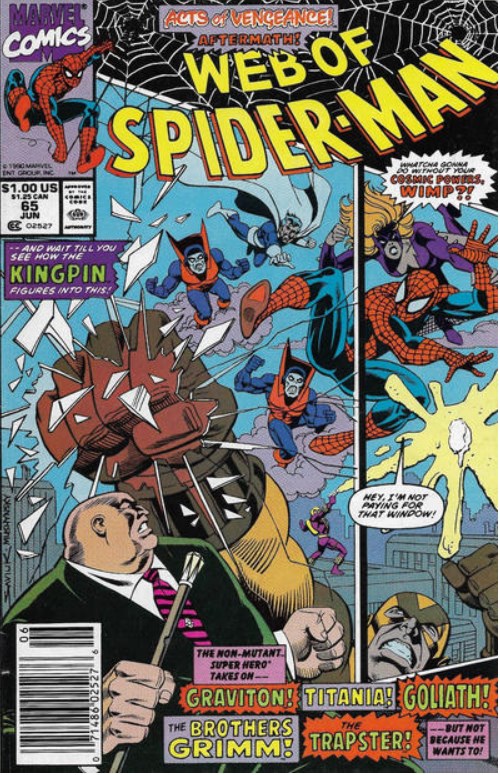 WEB OF SPIDER-MAN #65B