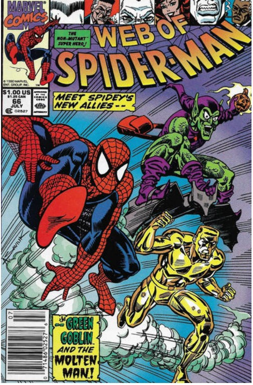 WEB OF SPIDER-MAN #66B