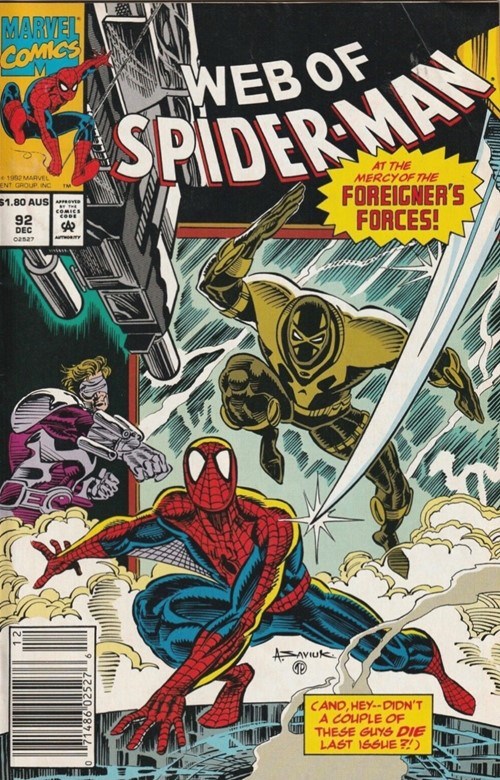 WEB OF SPIDER-MAN #92C