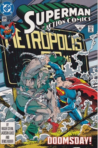 ACTION COMICS #684-2nd