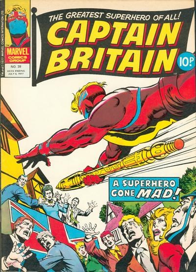 Marvel UK CAPTAIN BRITAIN